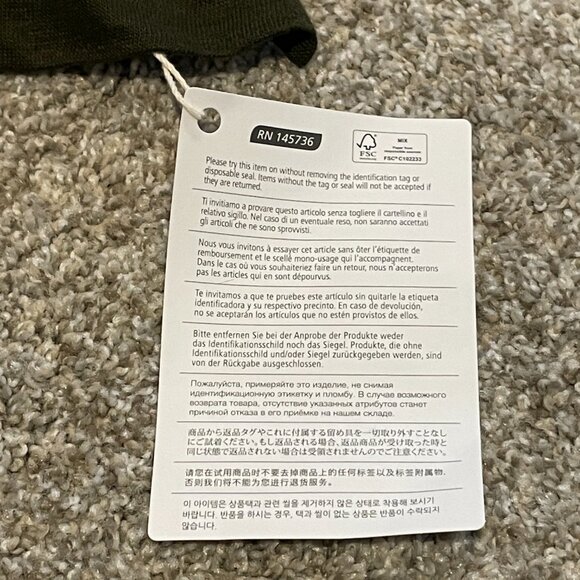 NWT Olive 100% Linen Sheer T Shirt Made in Italy Italian Size 44 -US medium - Picture 4 of 11